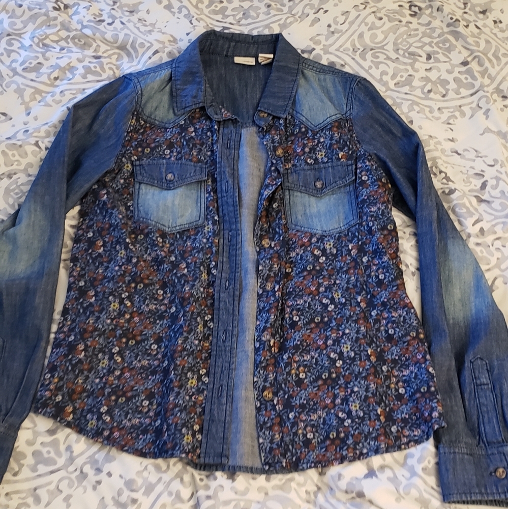 Light Denim Button Up